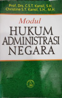 Image of Hukum Administrasi Negara : Modul